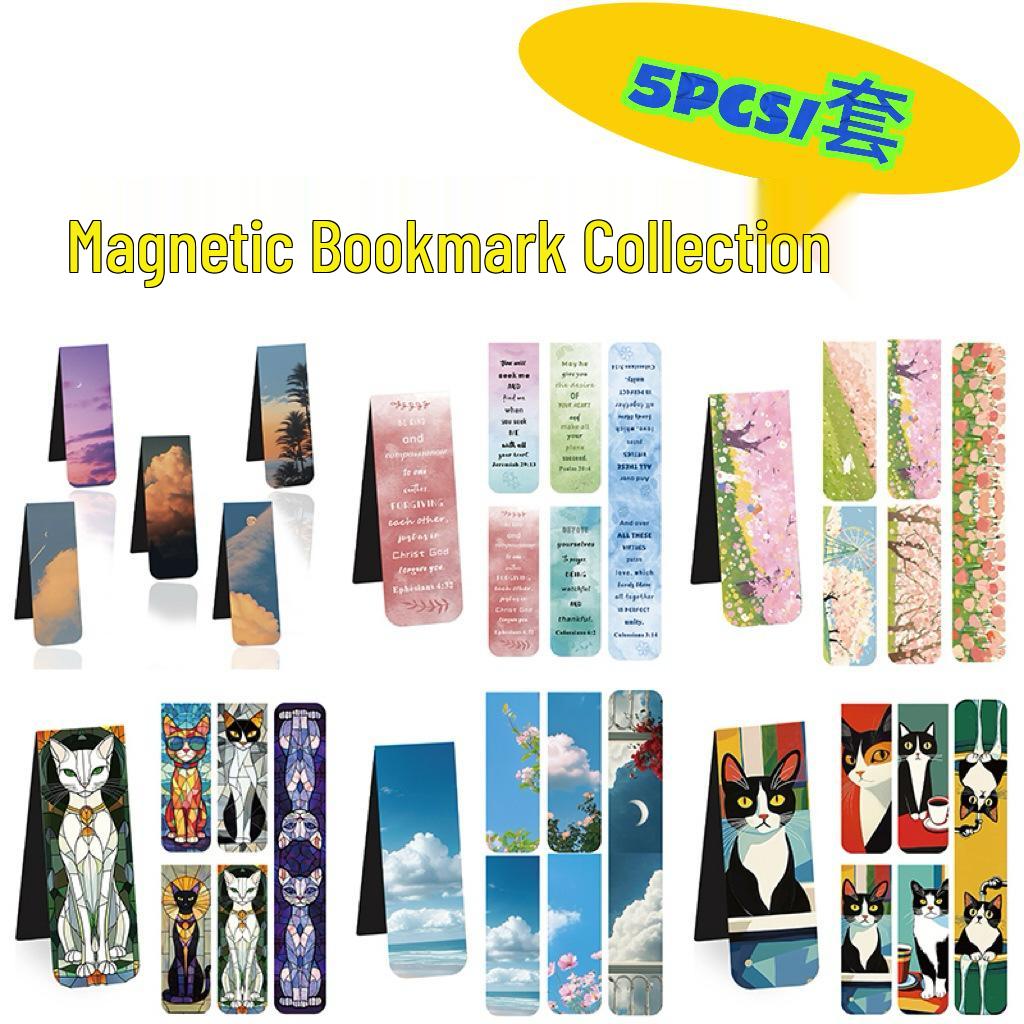 Foldable Magnetic Bookmark: Creative Design for Students, Now In Stock