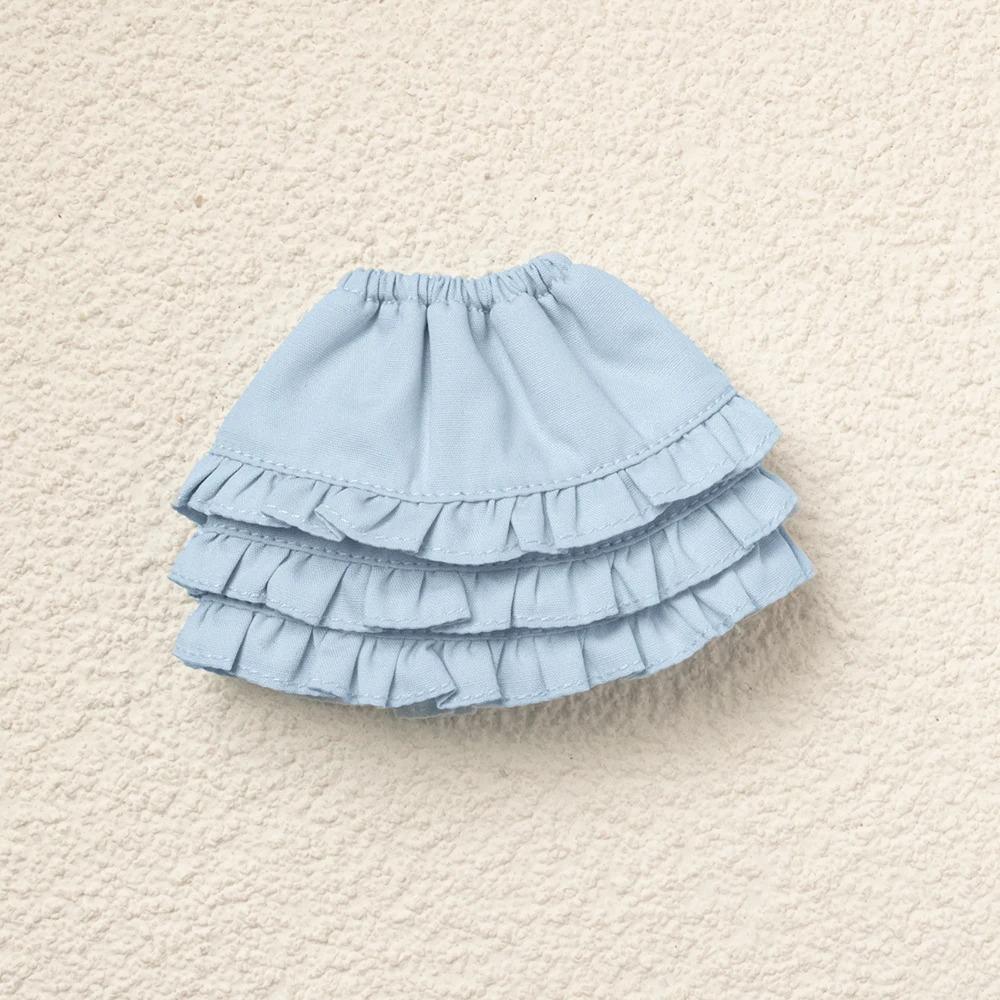 Roupas Blythe Saia Plissada Xadrez Top Tomara-que-caia Vestido de Tule Conjunto Saia com Babados para bonecas Licca Azones Ob22 Ker YMY acessórios