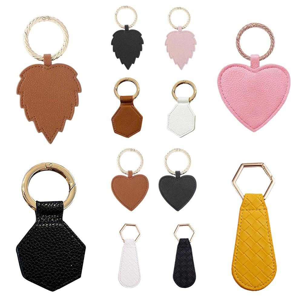 Love Heart Shape Hat Bag Clip PU kůže Kov zbrusu nový