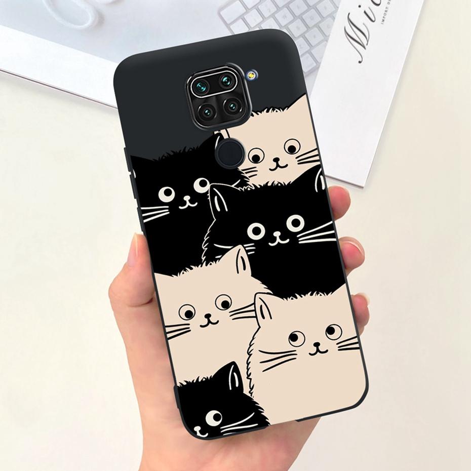 For Xiaomi Redmi Note 9 9s 9 Pro Max Cute Animals Cartoon Phone Case For Redmi Note9 9s 9Pro Candy Color Soft Silicon Back Cover