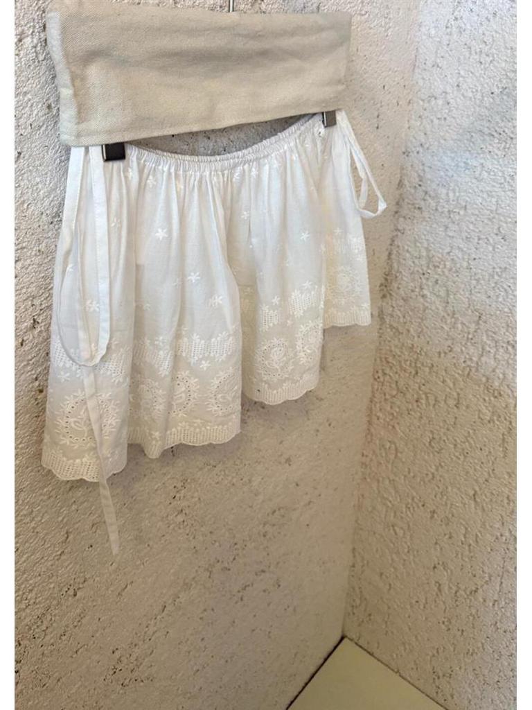 Spring Korean Style Chic Lace-Up Layered Skirt - Sweet, Versatile, and Stylish