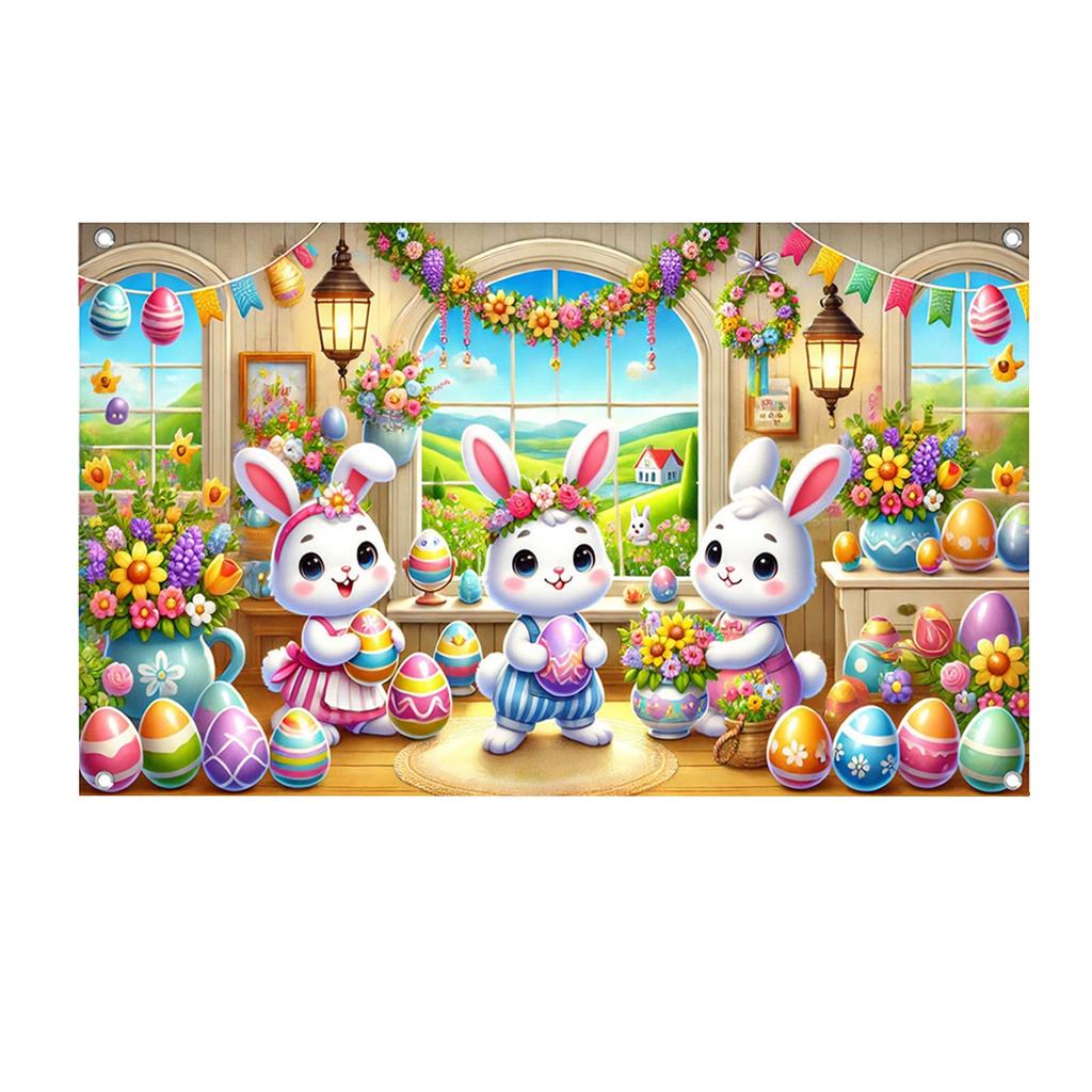 Ostern Banner Ostern Hintergrund Tuch, Urlaub Banner Layout Szene Hintergrund