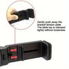1pc Foldable travel phone stand - suitable for airplane seat stands on trains, flights, and desks - adjustable and rotatable