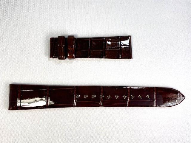 C03802449 SEIKO Grand Seiko 19mm Leather Crocodile for Strap, Brown, SBGW260/ 9S64-00R0
