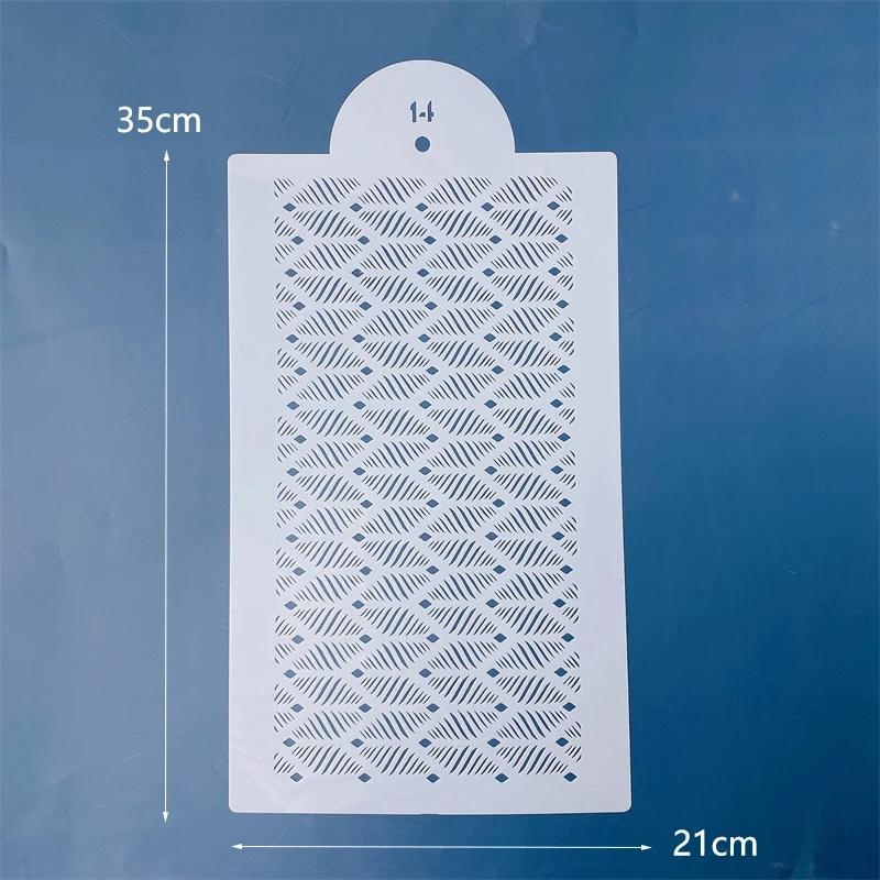 Nowe szablony siatkowe do ciasta z masy cukrowej, znaczki, szablony do wytłaczania, narzędzie do dekorowania, forma do spryskiwania na wesele, rysowanie malowanie na ciasteczka, czekoladę