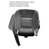 Driver's seat cushion Cover, left, lower, Dark grey, Replacement, for dodge ram 2006-2009