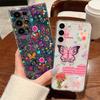 Colorful Butterfly Case For Samsung Galaxy S26 S25 S24 Ultra S23 S25 FE A57 A17 A37 A16 A56 A55 A15 A35 A36 Soft TPU Phone Cover