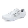 Unisex Cycling Shoes With Rotating Dial Low-Cut PU Leather MTB Road Bike Clipless Compatible