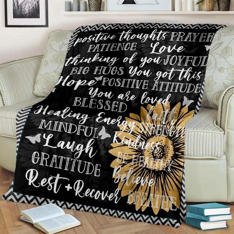 To My Wife/husband/Daughter/Son/Mom/Sister Blanket Custom Blanket Gift Air Mail Letter Blanket Family Gift Best Wish for Her/him