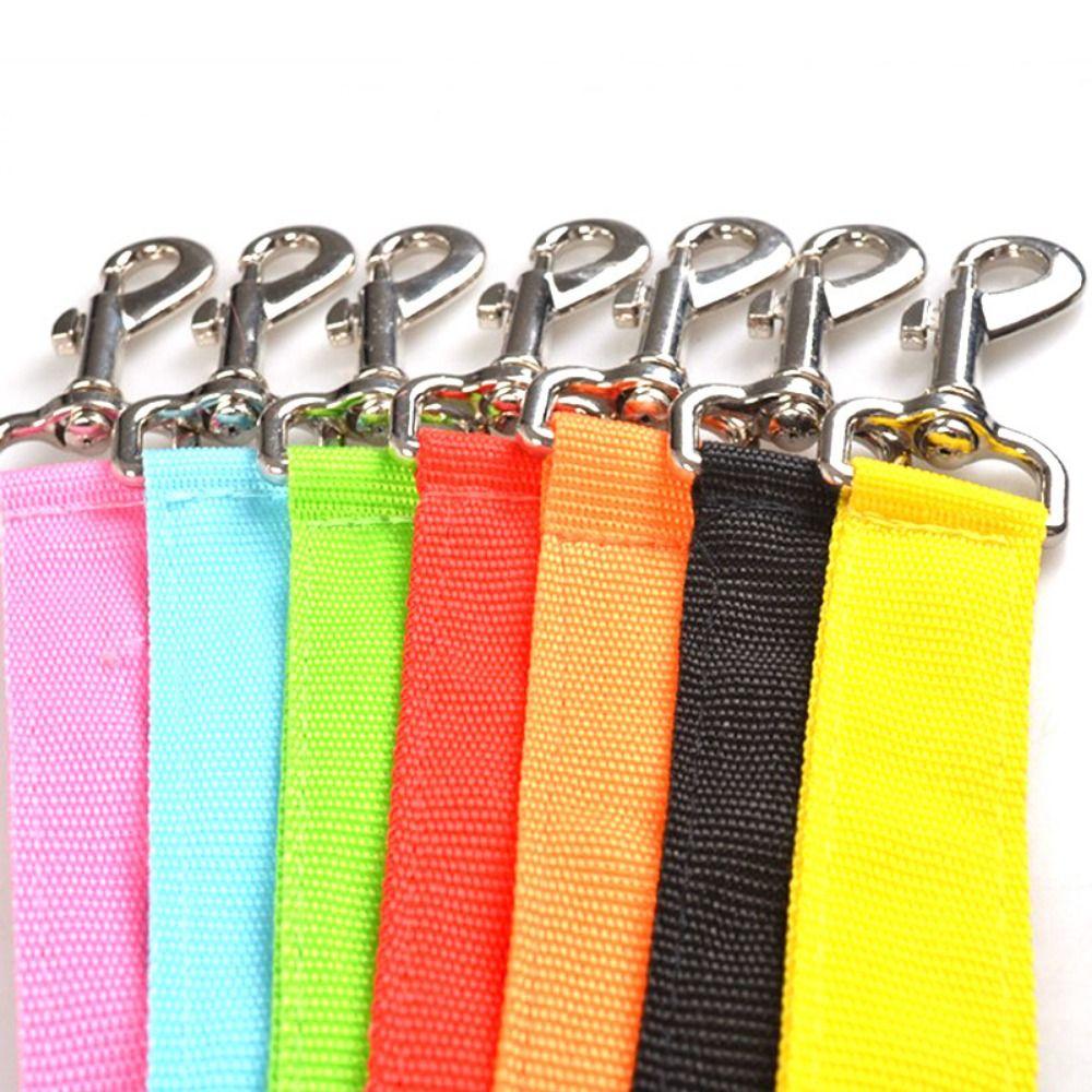 Adjustable LED Light Up Dog Leash Nylon Dog Glowing Walking Rope Walking