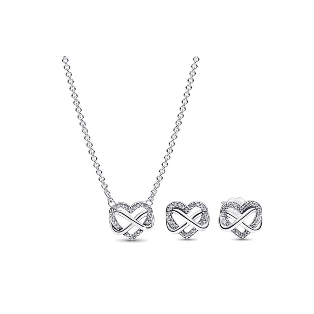Pandora Shining Forever Together 925 Silver Necklace Women necklace ZT2675