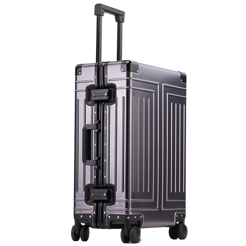 OEING Aluminum Magnesium Alloy Hardside Luggage 26 inch