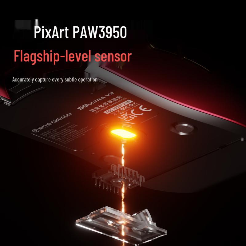 EWEADN S9 Ultra V2 Tri-Mode Wireless Gaming Mouse