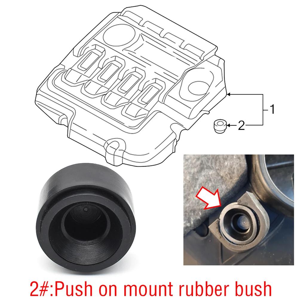 

1PC Black Car Engine Cover Rubber Mounting Mount #11147799108 Fits For BMW 5 Series E61 LCI/ F07 GT LCI/ F10 F11 LCI/ G30/ G31 CHINA