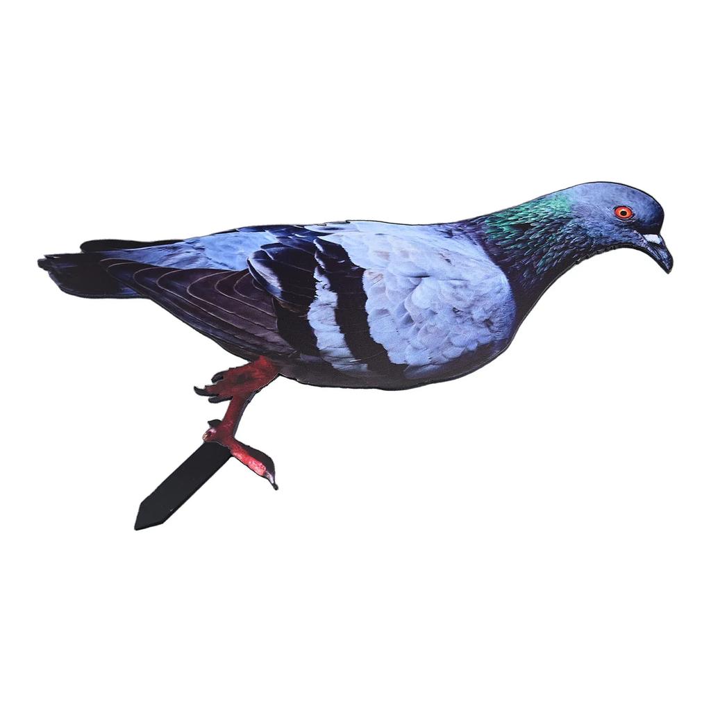 Farm Figurine Pigeon Card Install Outdoor Package Content Garden Pigeon Acrylic Farm Themed Decoration Realistic Appearance Card