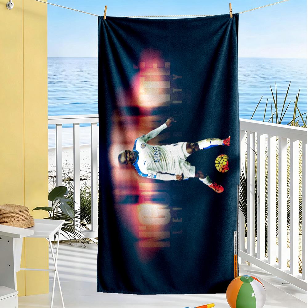 Football Player Celebration Beach Towel Super Soft Microfiber Quickdry Fabric Comfortable Lightweight