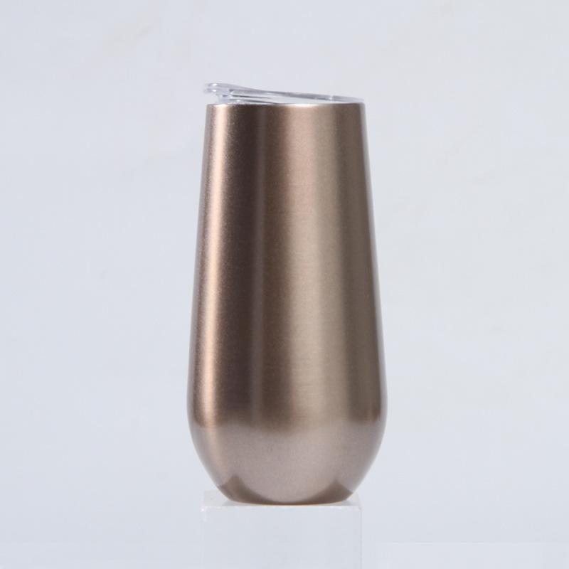 6Oz Eggshell Cup 304 Stainless Steel Swig Double-Layer Vacuum Thermos Cup Creative Red Wine Glass U-Shaped Cup