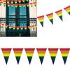 5/10M LGBT Pride String Flag Pennant 10/20 Flags Rainbow Bunting Gay Pride Banner for LGBT Festival Party Celebration Decoration