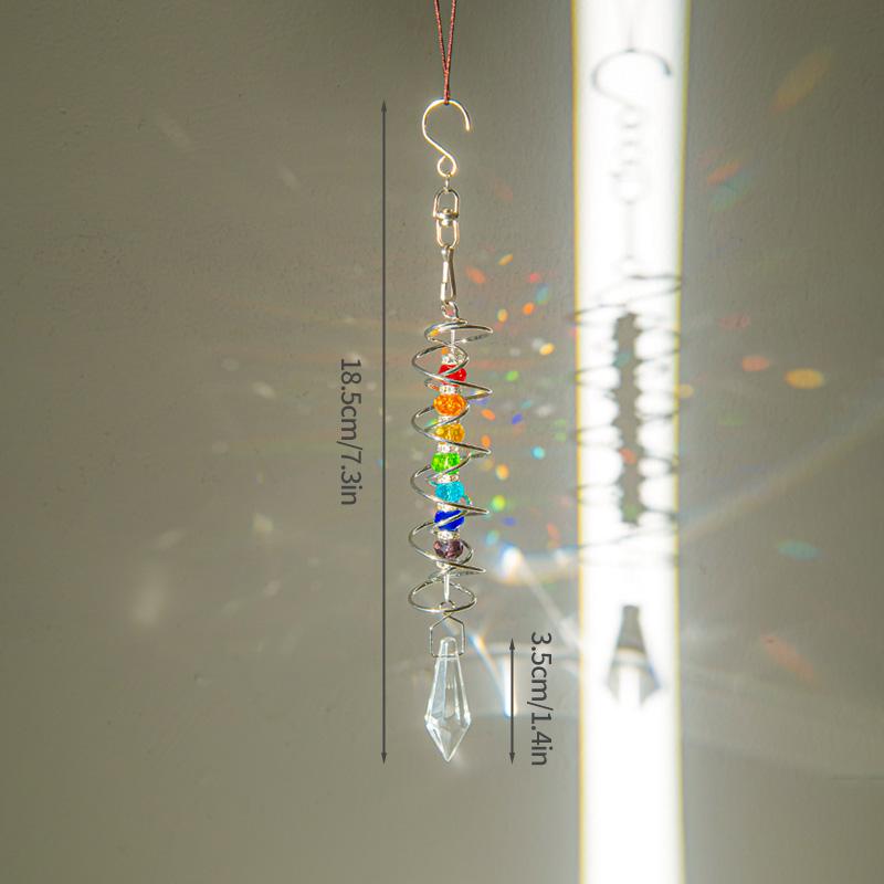 44mm Heart Love Wind Chime Window Outdoor Garden  Crystal Hanging Pendant Suncatcher Diamond Prisms Pendants Home Decoration