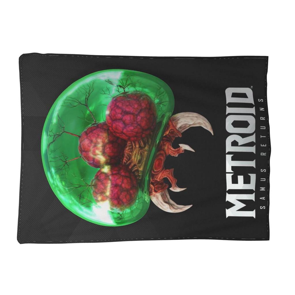 Game Metroid Blankets Soft Warm Flannel Throw Blanket Plush for Bed Living Room Picnic Travel Home Couch
