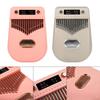 17-tone Smart Kalimba Thumb Piano Bluetooth-compatible Speaker Finger Piano Portable Musical Instrument Gold/Pink