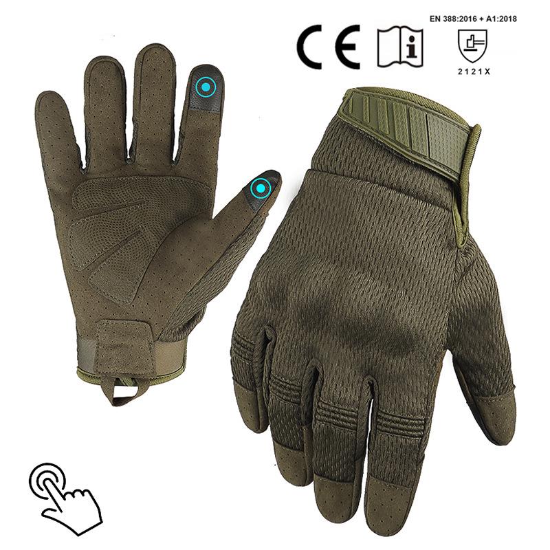 Touchscreen Vollfinger Multifunktionale Sport Handschuhe - Atmungsaktiver Motorrad & Bergsteigen Schutz