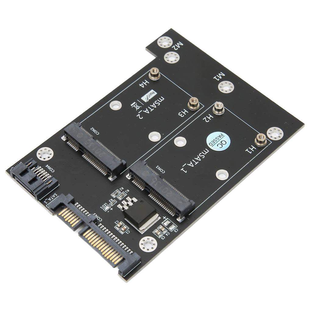 Adapter Card Dual MSATA SSD To Dual SATA3 Fast Reading Speed Converter Computer Accessories