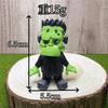 3D-gedruckte Frankenstein Halloween-Figur Grünes Monster Schreibtischdekoration Für Kinderzimmer Ornamente Feiertagsgeschenk Spielzeug