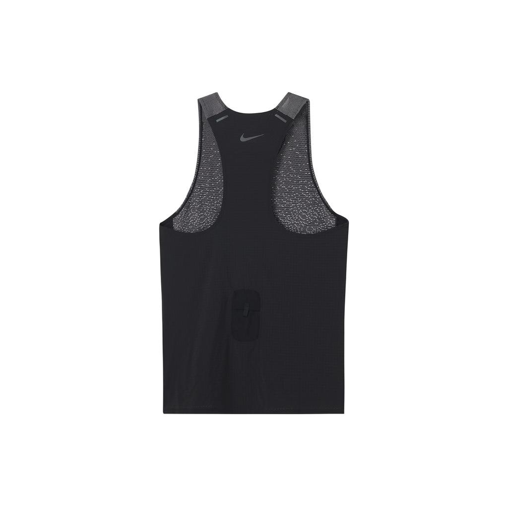 Nike V-Neck Color Block Sports Training Tank Men Tops Black White DA1297-010