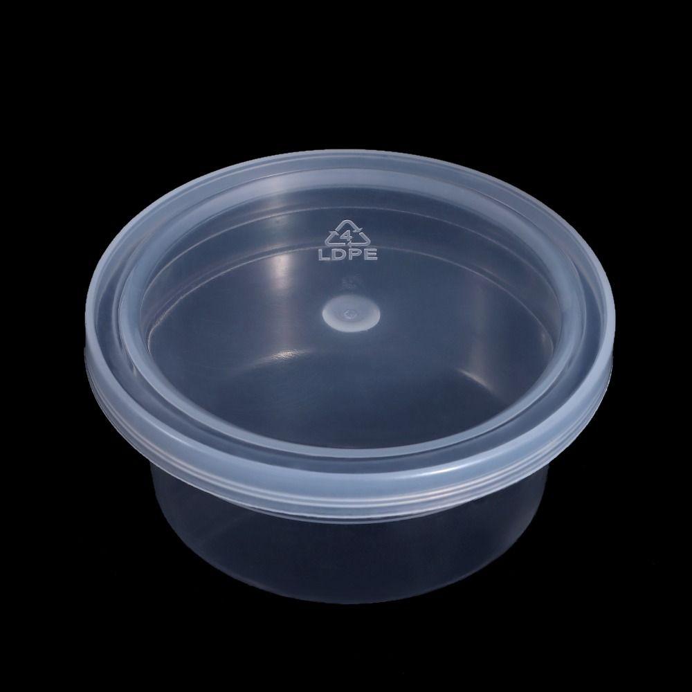3/20PCS New Plastic Bin Organization Foam Container Ball Cup With Lids Clay Storage
