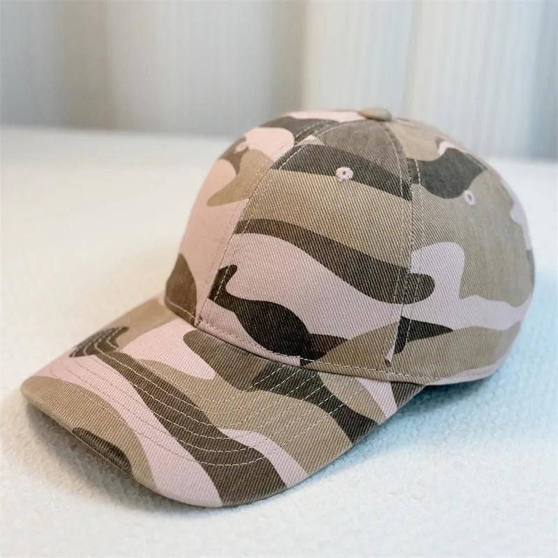 Unisex Camouflage Baseball Cap Soft Sun Hat For Men And Women Outdoor Sports Hiking Truck Driver Sunscreen Tactical Hat