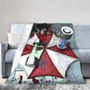 Resident Umbrella Corps Eviled Blanket Cover Fleece The Sinister Business Ultra-Soft Throw Blanket for Airplane Travel Bed Rug
