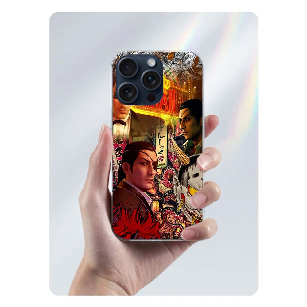 Yakuza 0 Game Clear Phone Case For Iphone 17 Air 16 Pro Max 15 Pro 14 Plus 17E 16E 11 13 12 Mini Cover Cases Fundas Cell TPU Cap