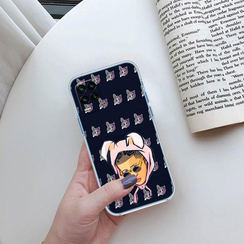 Bad Bunny Transparent Phone Case for Motorola Moto E22I E22S E22 E32 E40 E7 E7I G Plus Power Play Stylus G22 G14