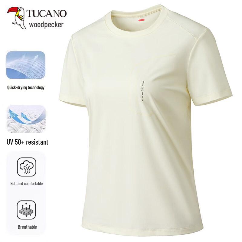 TUCANO Women s Ice Silk Quick-Dry Short Sleeve T-Shirt L