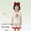 Girls' Lightweight Cotton Short Sleeve Pajama Set