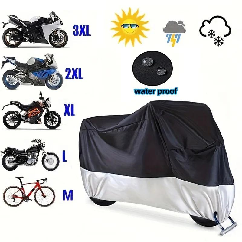 Waterproof Bicycle Cover M-3XL Outdoor Indoor Scooter Motorbike Cover Uv Protector MTB Bike Dustproof Rain Snow Cover All Season