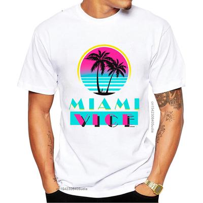 New Miami Vice Tshirt Unisex Unisex Hip Hop T Shirt Tops Novelty T Shirt Vaporwave Aesthetic Clothes