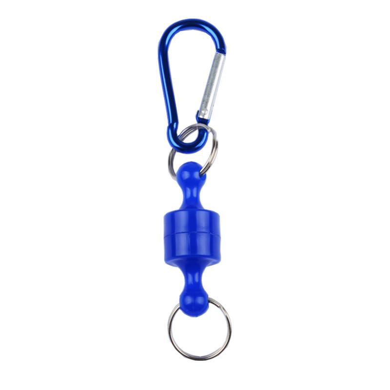 Magnetic Carabiner with Retractable Anti-lost Rope for Outdoor Fishing and Climbing