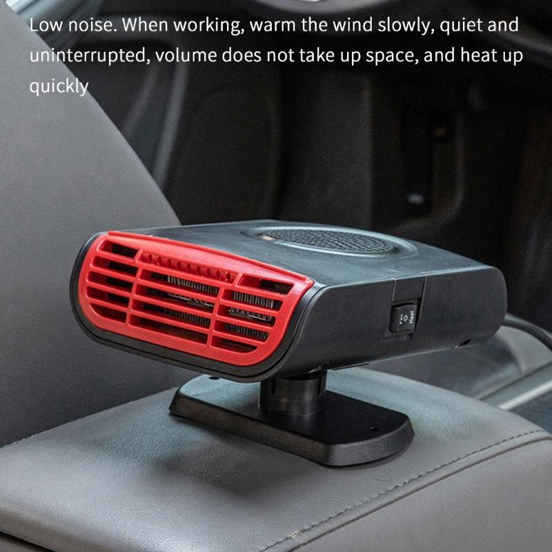 Vehicle Heating Cooling Fan Windshield Defogger Demister Defroster Car Heater Self Adhesive Electric Heater Cooling Fan