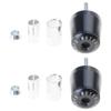 Bike Grip Caps Handlebar End Plugs Corrosion Resistant Aluminum Alloy Protective Covers For Motorcycle Enhancement 2pcs