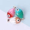 Blucome New Three Small Fish Brooch Men Women Cute Japanese Exquisite Gift Alloy Suit Corsage Scarf Coat Jewelry Pins