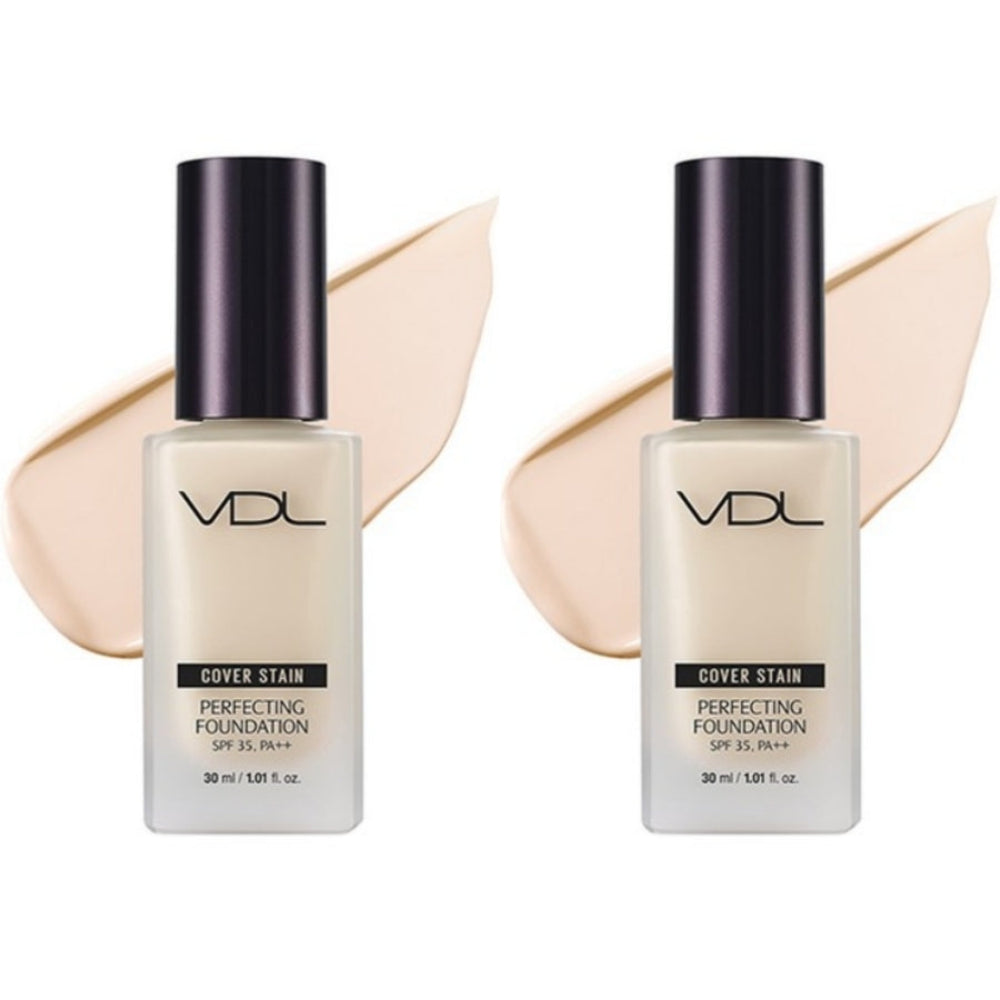 VDL Cover Stain Perfecting Foundation SPF35 PA++ 30ml*1Pc/2Pcs