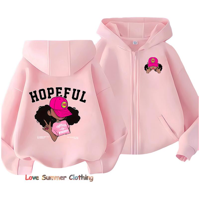 

Худи Y2k для девочек на молнии, черная, хип-хоп, осенняя куртка с капюшоном на молнии, осенний пуловер, повседневное худи, размеры 100-160 140