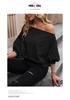 Autumn/Winter Women's Off-Shoulder Loose Casual Long Sleeve Sweatshirt