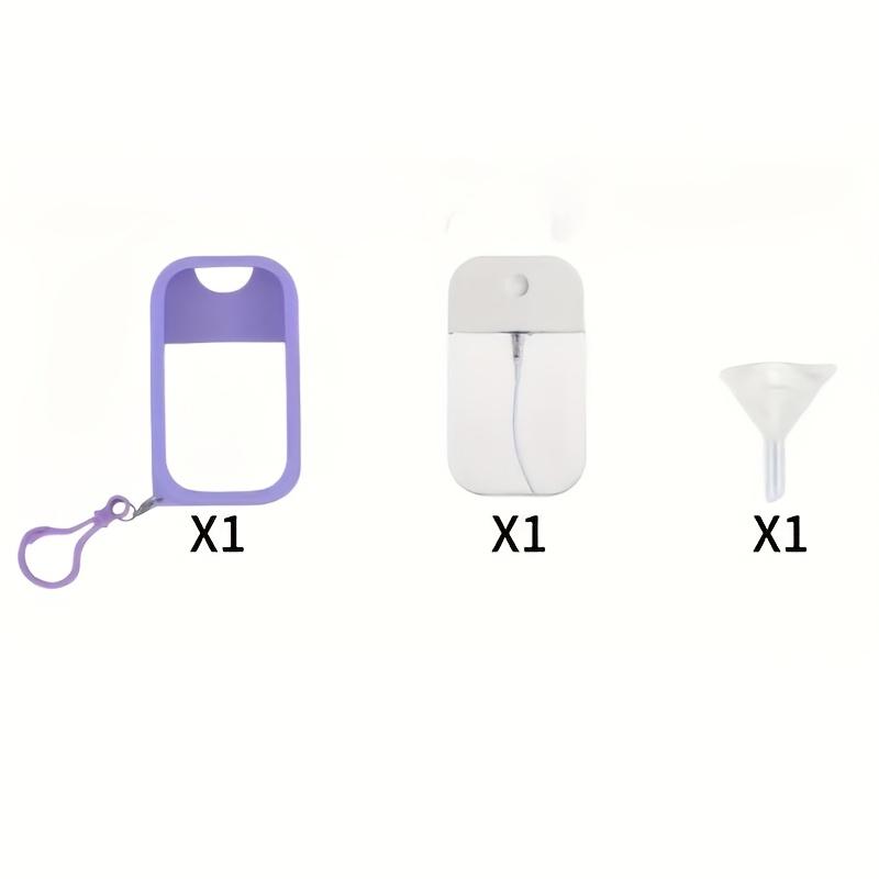 3-delige set (Spuitfles en Etui en Trechter) Draagbare Navulfles Mini Sprayfles Fijne Nevel Reis Toner Hydraterend Parfumfles