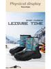 2025 Winter Kids' High-Top Fur-Lined Cotton Snow Boots: Non-Slip, Warm Hiking Shoes for Boys and Girls