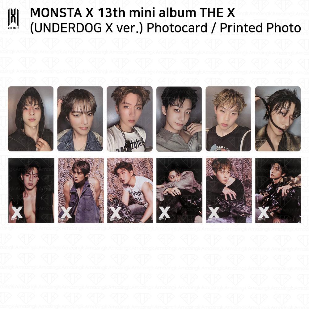 Monsta X The 13th Mini Album THE X Photobook Ver Underdog Ver Official Photocard