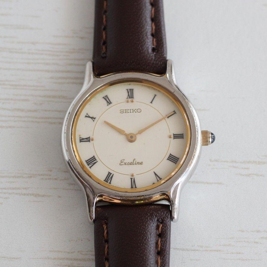 [USED] Working SEIKO EXCELINE watch 7320-0390