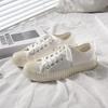 Casual shoes canvas shoes women's board shoes new little white shoes women 8655